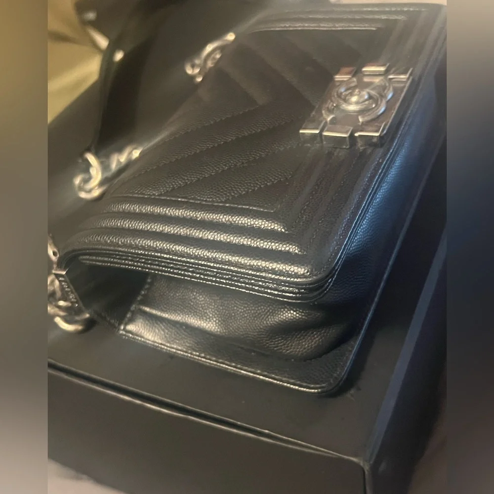 Authentic Chanel boy bag (23cm) - Picture 5 of 9